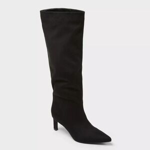 Women's A New Day Justice Mid-Calf Boots Black Size 7 – New With Tags